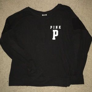 VS PINK Black Long Sleeve Tee